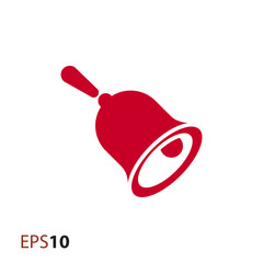 Hand bell icon for web and mobile © StockKing