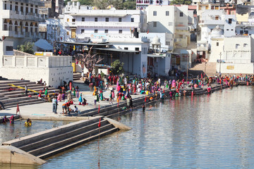 Pushkar Lake (Rajasthan) / Inde