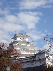 秋の姫路城