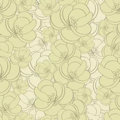Gordijnen floral seamless pattern © antalogiya