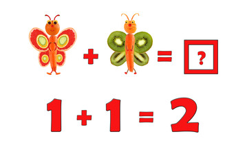 Illustration of Education Mathematics for Preschool Children. Th
