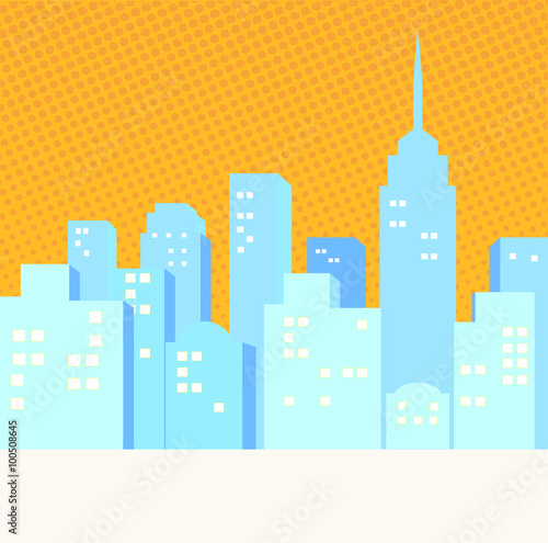 "City comic Background" Stock image and royalty-free vector files on