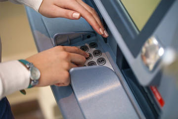 ATM - entering pin