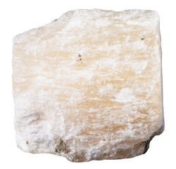 specimen of gypsum (alabaster) mineral stone
