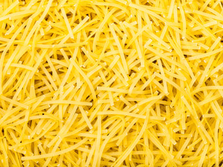 many durum wheat semolina tagliolini noodles