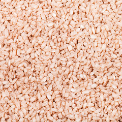 medium grains of red Matta (Devzira) rice close up