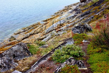 Coastline scenery from Greenland