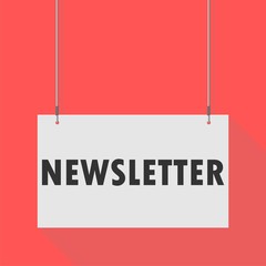 Hanging Sign newsletter