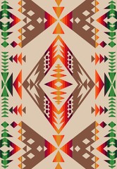 abstract geometric pattern, ethnic style