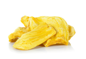 Baked jackfruit isolated on the white background