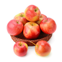 apples isolated on white background