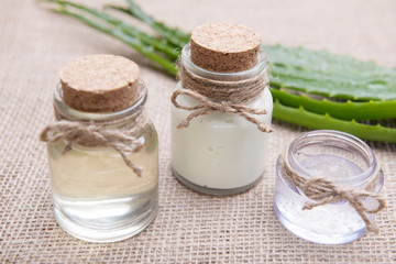 fresh and organic aloe vera for skin care and health
