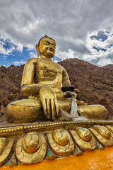 Statue in Hemis Gompa