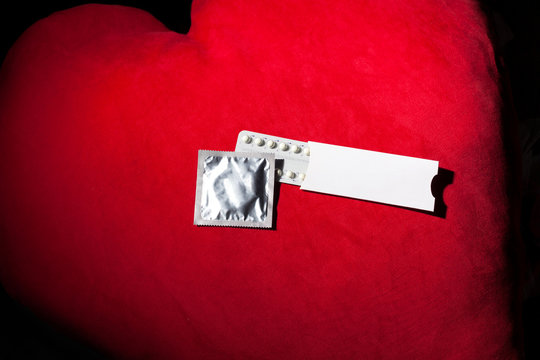 Condom and birth control pills