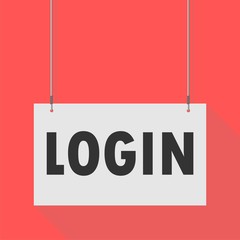 Hanging Sign login