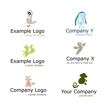 Voorbeeld dieren logo