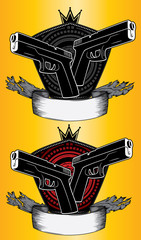 gun weapon design stamps