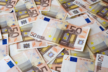 Concept or conceptual euro paper money banknote texture