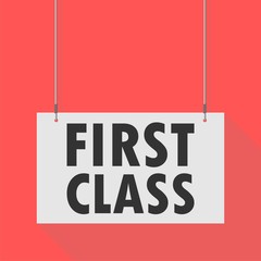 Hanging Sign first class