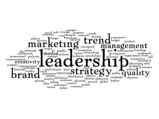 Conceptual business word cloud