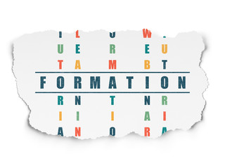 Learning concept: Formation in Crossword Puzzle