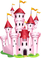 Pink princess castle. © nataliiamiethe