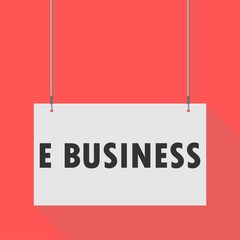 Hanging Sign e business