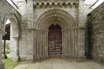 Church of Vilar de Donas, Palas de Rey, Lugo province, Galicia, Spain