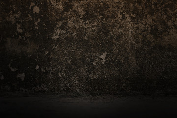 dark grunge cement wall texture for abstract background