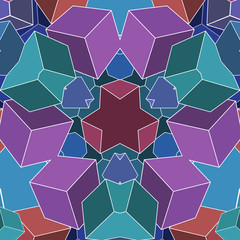 Obraz na płótnie Canvas Geometric abstract background.