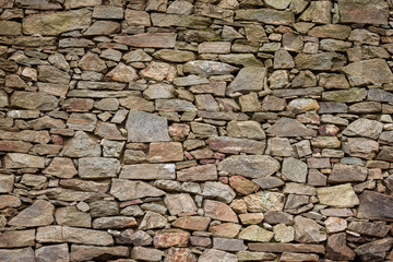 Stone background.
Seamless texture of ancient wall with stone blocks.