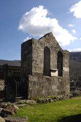 disaster remains,bell tower, Ribadelogo, Zamora, Spain