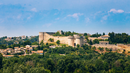Fototapeta na wymiar Panorama of Castle Villeneuve les Avignon, France