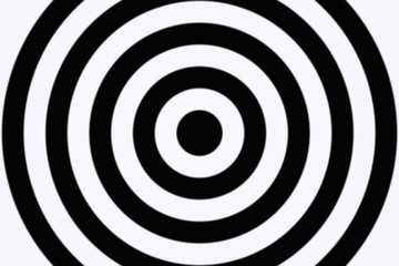 Circle Black and White gradient Background