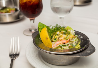 Seafood Salad with Lemon and Dill