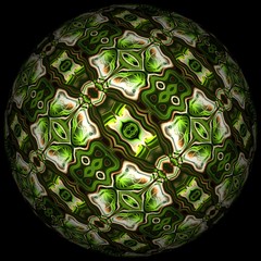 Abstract decorative sphere, ball - pattern 
