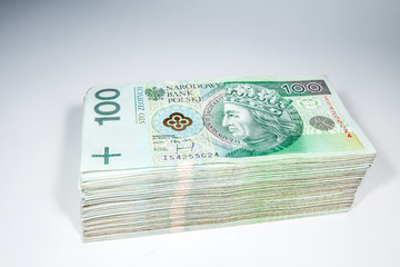 Polish zloty currency - notes 100