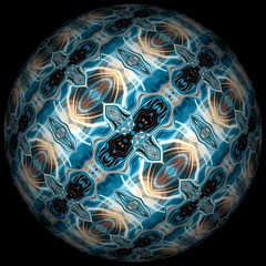 Abstract decorative sphere, ball - pattern 