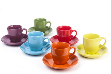 Colored Coffee Mugs