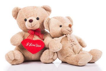 concept valentine day,lovly teddy bear