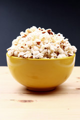A bowl of popcorn