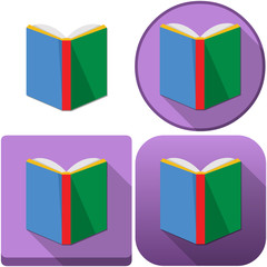 Colorful Book Icon Pack
