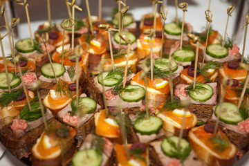 Table set for banquet