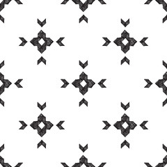 hand drawn  seamless pattern