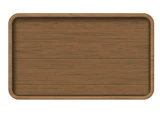 Wooden sign boards. Vector realistic illustration.