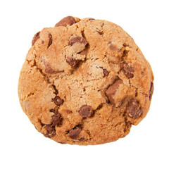 chocolate chip cookies closeup