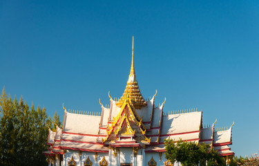Fototapeta na wymiar Wat Nonekum Temple place of destination in Thailand