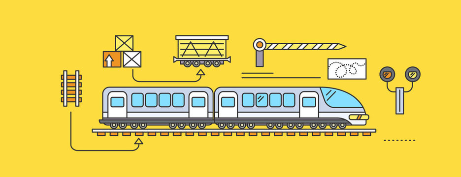 Concept of Freight Forwarding Rail