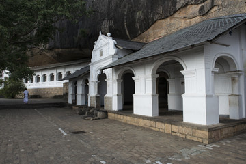 Royal Rock Temple, templo escavado en la roca. Dambulla, Sri Lanka. 