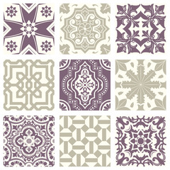 Classic vintage elegant pastel violet seamless abstract pattern 14
